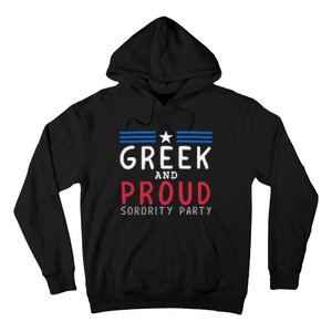 Greek And Proud Women Sorority Party Pro Kamala Harris Hoodie