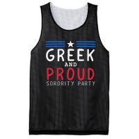 Greek And Proud Women Sorority Party Pro Kamala Harris Mesh Reversible Basketball Jersey Tank