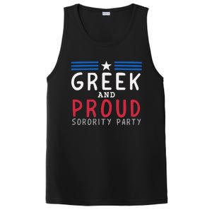 Greek And Proud Women Sorority Party Pro Kamala Harris PosiCharge Competitor Tank