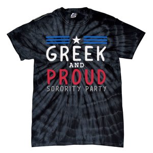 Greek And Proud Women Sorority Party Pro Kamala Harris Tie-Dye T-Shirt