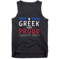 Greek And Proud Women Sorority Party Pro Kamala Harris Tank Top