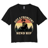 Got A Problem Send Rip Crop Top
