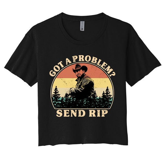 Got A Problem Send Rip Crop Top