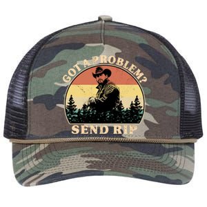 Got A Problem Send Rip Retro Rope Trucker Hat Cap