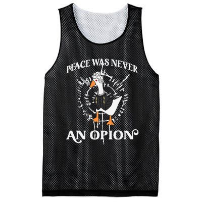 Goose Astarion Peace Was An Never Option Mesh Reversible Basketball Jersey Tank