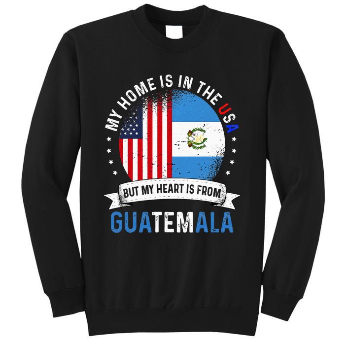 Guatemalan American Patriot Heart is from Guatemala Flag Sweatshirt