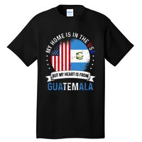 Guatemalan American Patriot Heart is from Guatemala Flag Tall T-Shirt