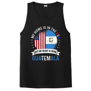 Guatemalan American Patriot Heart is from Guatemala Flag PosiCharge Competitor Tank