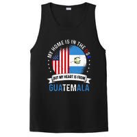 Guatemalan American Patriot Heart is from Guatemala Flag PosiCharge Competitor Tank