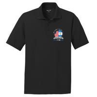 Guatemalan American Patriot Heart is from Guatemala Flag PosiCharge RacerMesh Polo