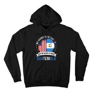 Guatemalan American Patriot Heart is from Guatemala Flag Tall Hoodie