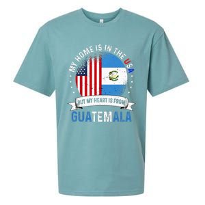 Guatemalan American Patriot Heart is from Guatemala Flag Sueded Cloud Jersey T-Shirt