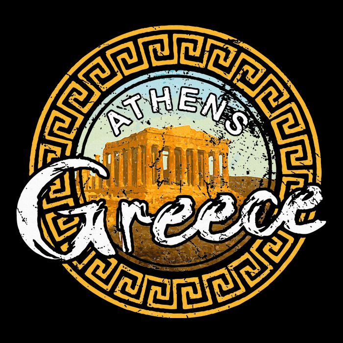 Greece Athens Parthenon Acropolis Cooling Performance Crew T-Shirt