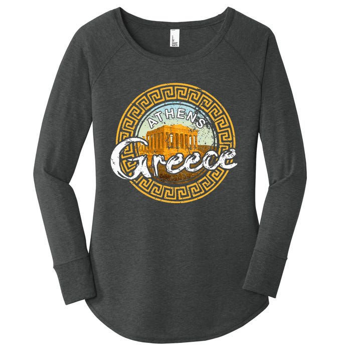 Greece Athens Parthenon Acropolis Women's Perfect Tri Tunic Long Sleeve Shirt