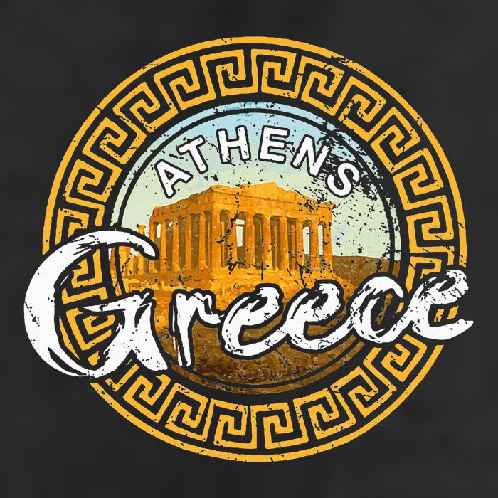 Greece Athens Parthenon Acropolis 25L Jumbo Tote