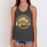 Greece Athens Parthenon Acropolis Women's Knotted Racerback Tank