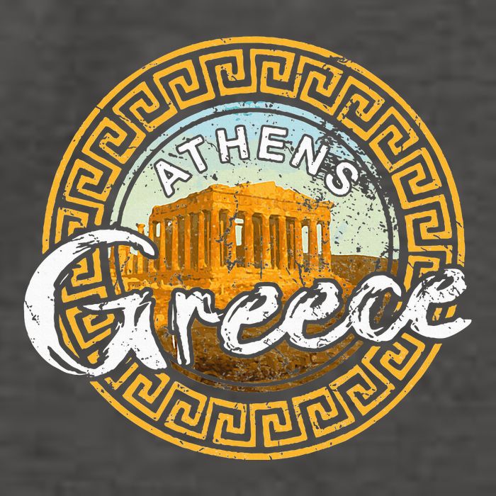 Greece Athens Parthenon Acropolis Vector Backpack
