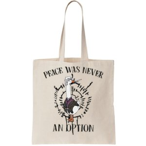 Goose Astarion Peace Was Never An Option Goose Goose Duck Tote Bag