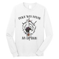 Goose Astarion Peace Was Never An Option Goose Goose Duck Long Sleeve Shirt