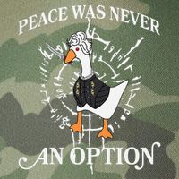 Goose Astarion Peace Was An Never Option Legacy Tie Dye Trucker Hat