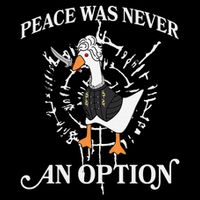 Goose Astarion Peace Was An Never Option 7-Panel Snapback Hat