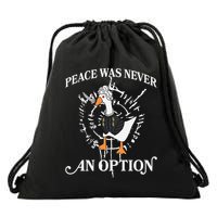 Goose Astarion Peace Was An Never Option Drawstring Bag