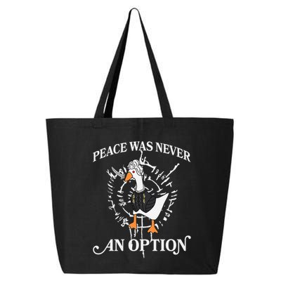 Goose Astarion Peace Was An Never Option 25L Jumbo Tote