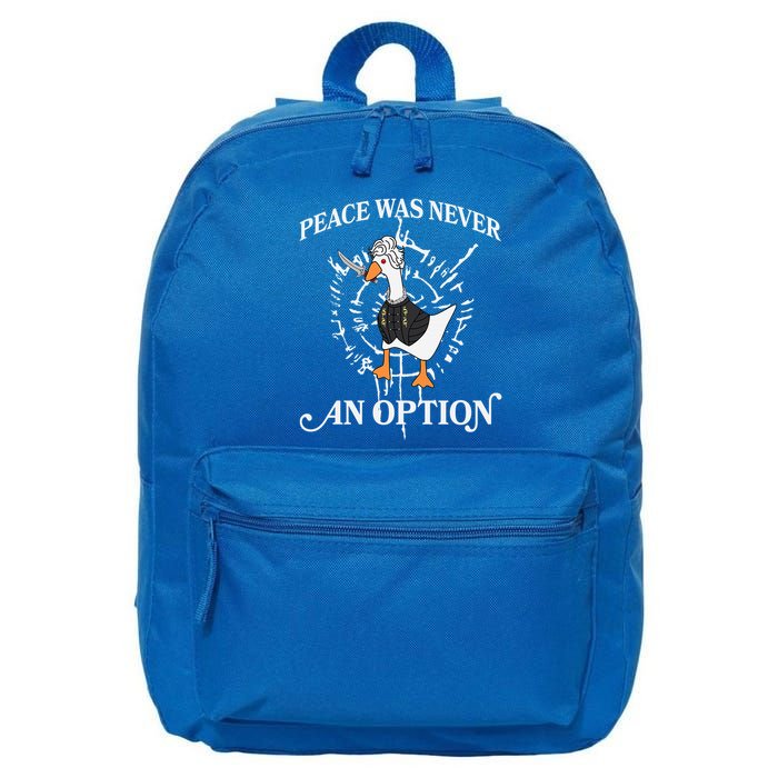 Goose Astarion Peace Was An Never Option 16 in Basic Backpack