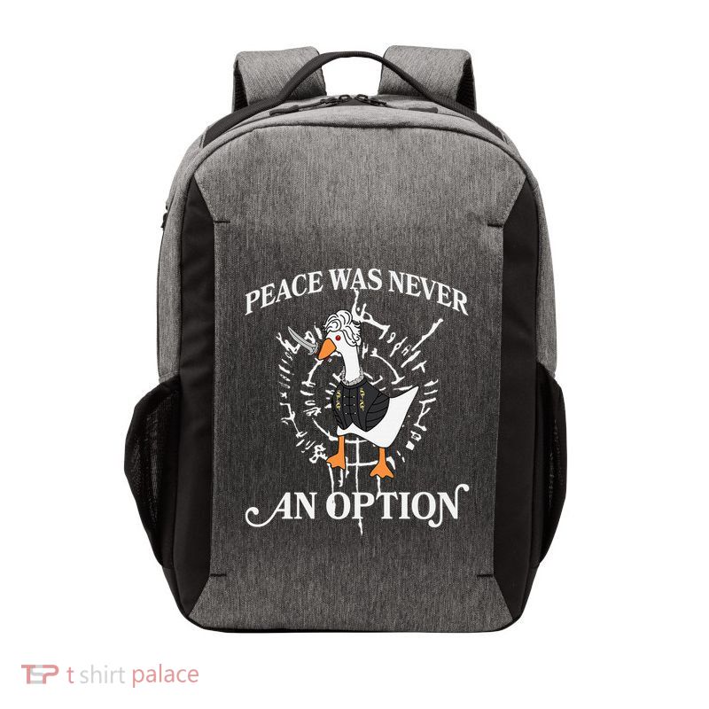 Goose Astarion Peace Was An Never Option Vector Backpack