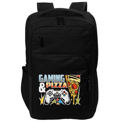 Gaming And Pizza Lover Fan Impact Tech Backpack