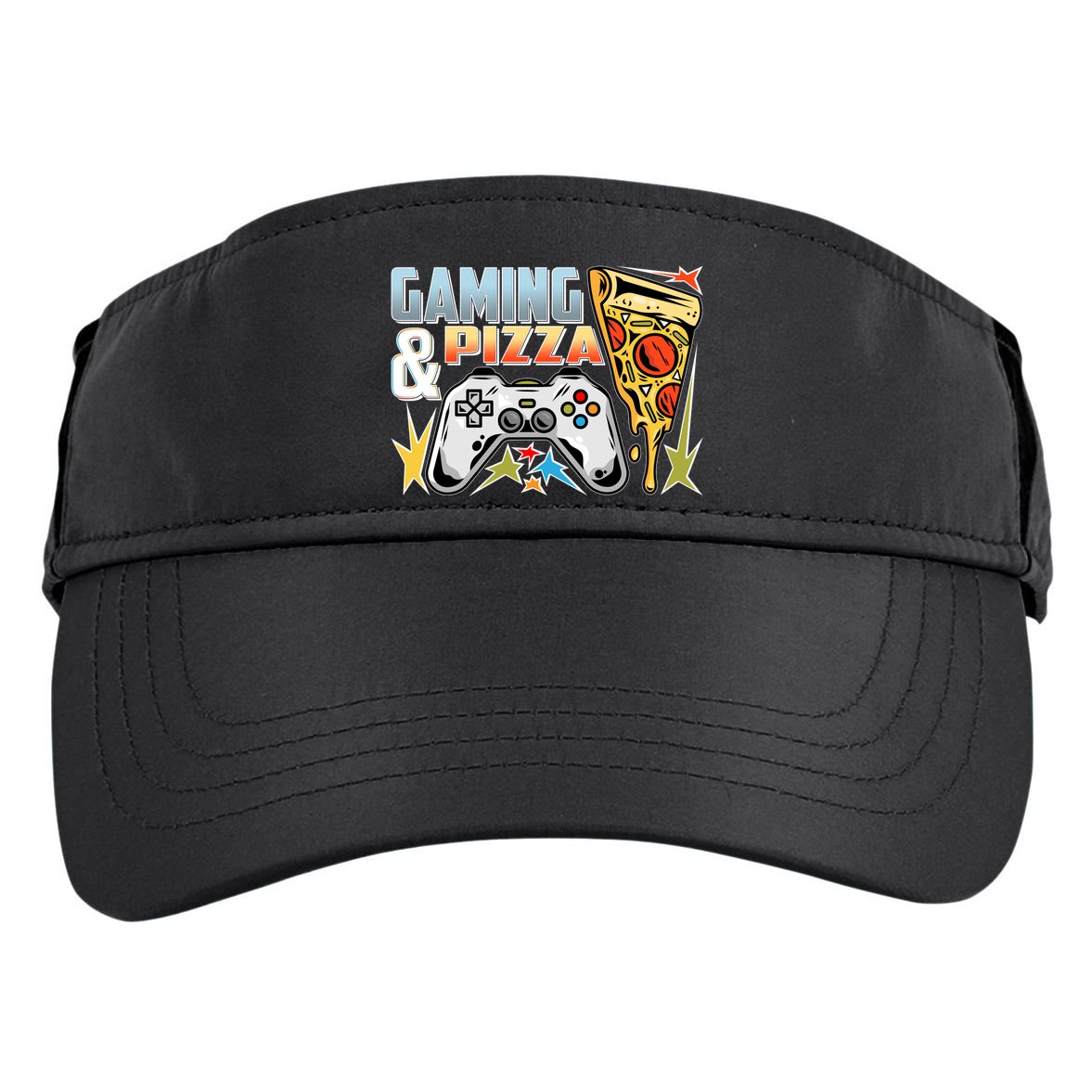 Gaming And Pizza Lover Fan Adult Drive Performance Visor