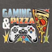 Gaming And Pizza Lover Fan Cotton Canvas Backpack