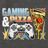 Gaming And Pizza Lover Fan Vector Backpack