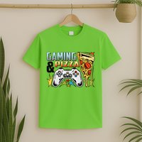 Gaming And Pizza Lover Fan T-Shirt