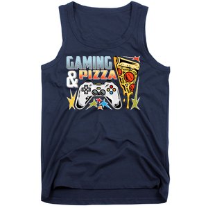 Gaming And Pizza Lover Fan Tank Top