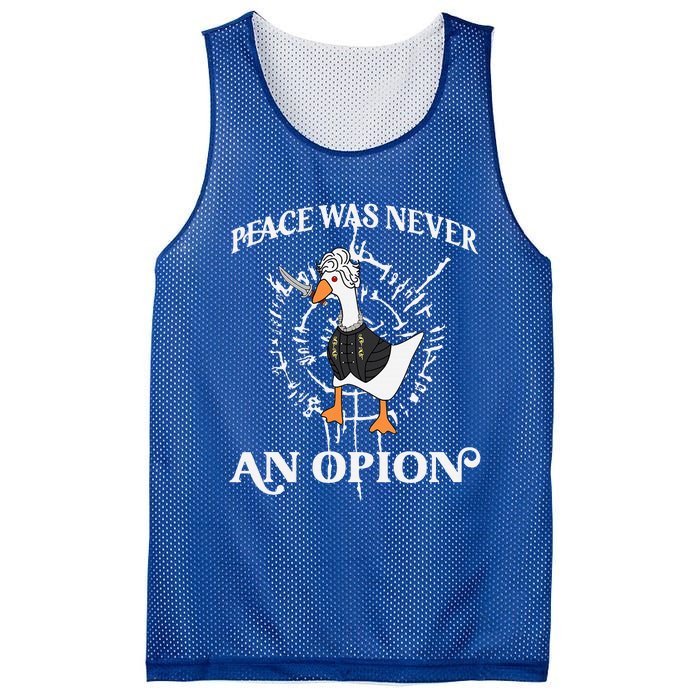 Goose Astarion Peace was an Never Option Mesh Reversible Basketball Jersey Tank