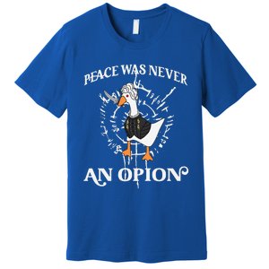 Goose Astarion Peace was an Never Option Premium T-Shirt