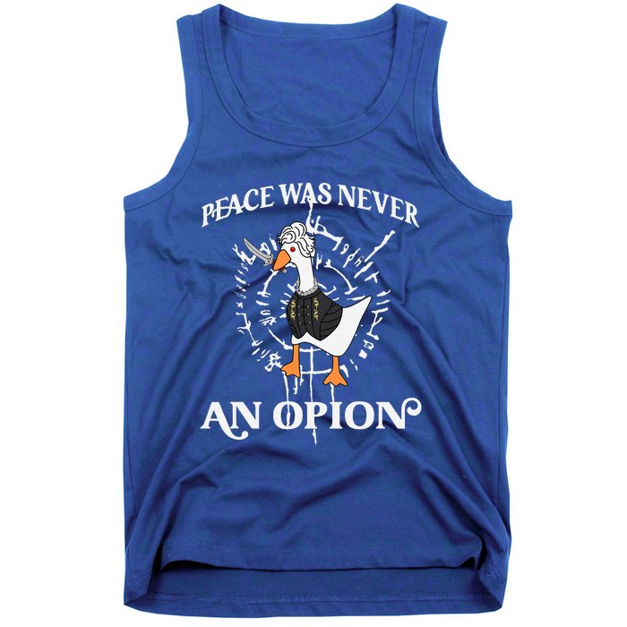 Goose Astarion Peace was an Never Option Tank Top