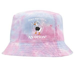 Goose Astarion Peace was an Never Option Tie-Dyed Bucket Hat