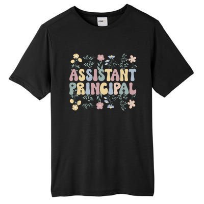 Groovy Assistant Principal Flowers Assistant Principals Gift Tall Fusion ChromaSoft Performance T-Shirt