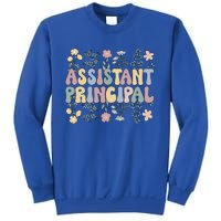 Groovy Assistant Principal Flowers Assistant Principals Gift Sweatshirt