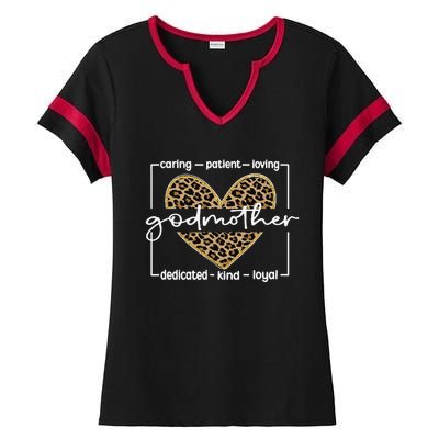 Godmother Appreciation Proud Godmother Ladies Halftime Notch Neck Tee