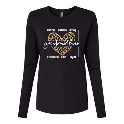 Godmother Appreciation Proud Godmother Womens Cotton Relaxed Long Sleeve T-Shirt