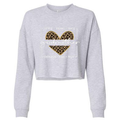 Godmother Appreciation Proud Godmother Cropped Pullover Crew