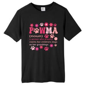 Groovy Art Pawma Noun Definition Mama Grandma Dog Lovers Tall Fusion ChromaSoft Performance T-Shirt