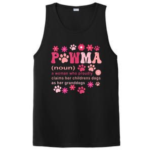 Groovy Art Pawma Noun Definition Mama Grandma Dog Lovers PosiCharge Competitor Tank