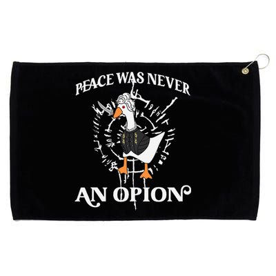 Goose Astarion Peace Was An Never Option Grommeted Golf Towel