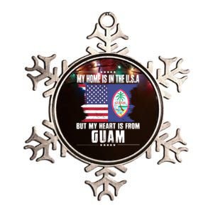 Guaian American Patriot Grown Proud Home Heart Usa Flag Gift Metallic Star Ornament