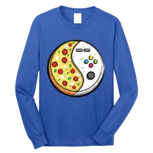 Gaming And Pizza Design For Gamer Gift Long Sleeve Shirt