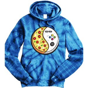 Gaming And Pizza Design For Gamer Gift Tie Dye Hoodie